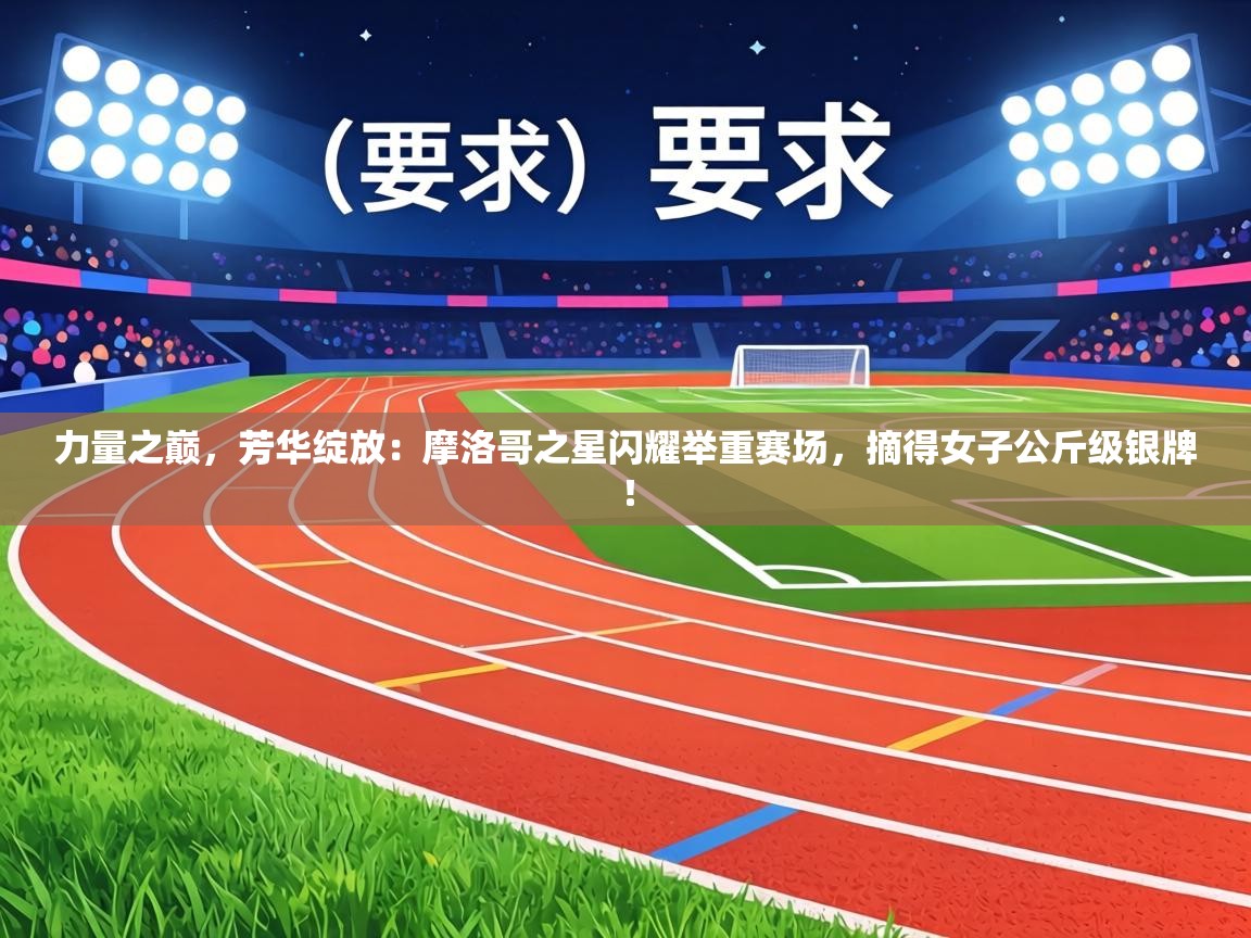 力量之巅，芳华绽放：摩洛哥之星闪耀举重赛场，摘得女子公斤级银牌！  第1张