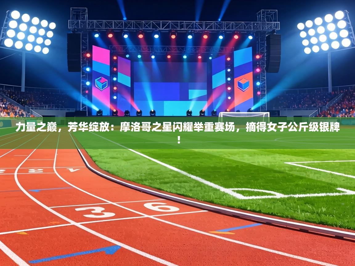 力量之巅，芳华绽放：摩洛哥之星闪耀举重赛场，摘得女子公斤级银牌！  第2张