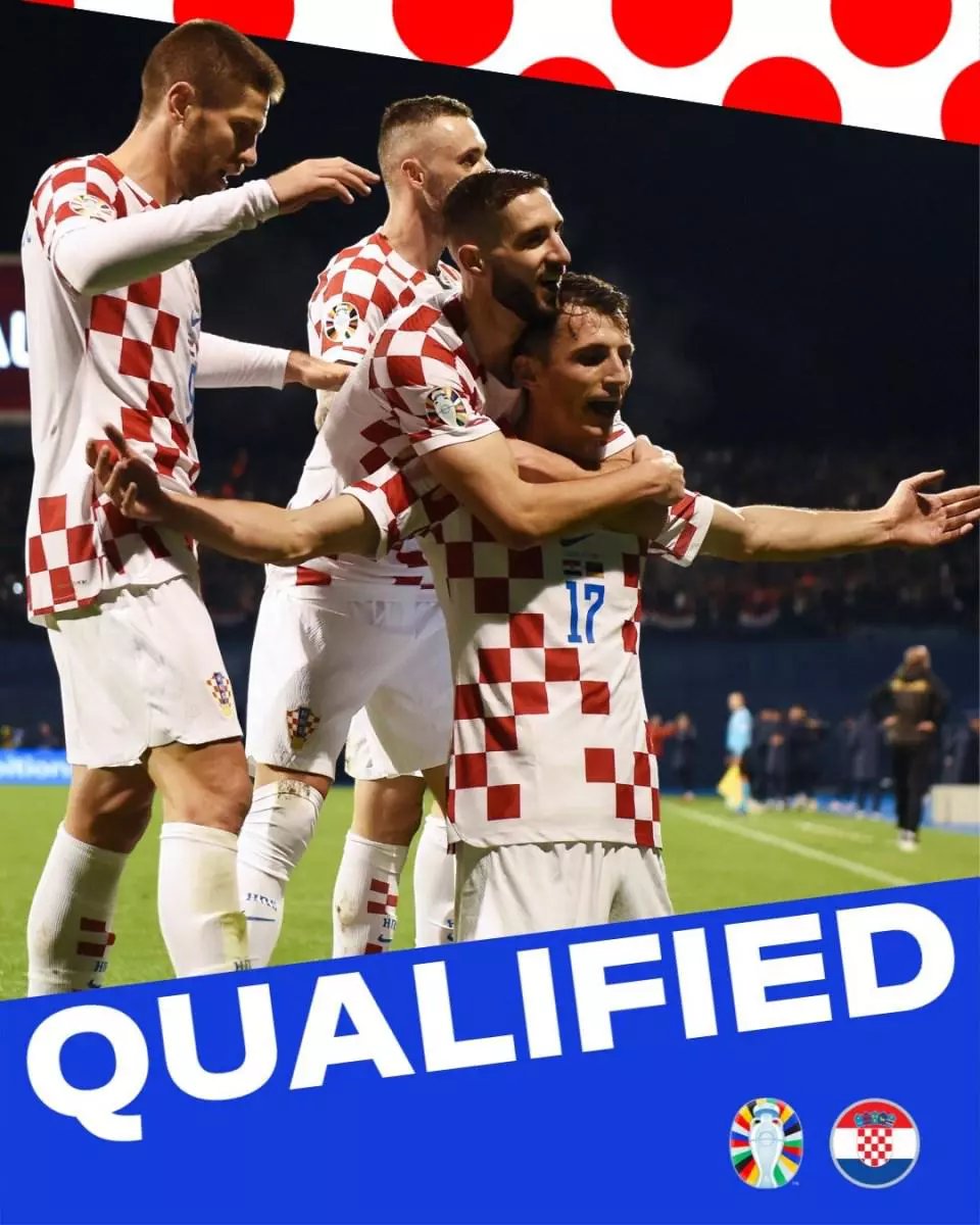 关于克罗地亚队在本轮欧洲杯预选赛中表现出色，夺冠赛的信息